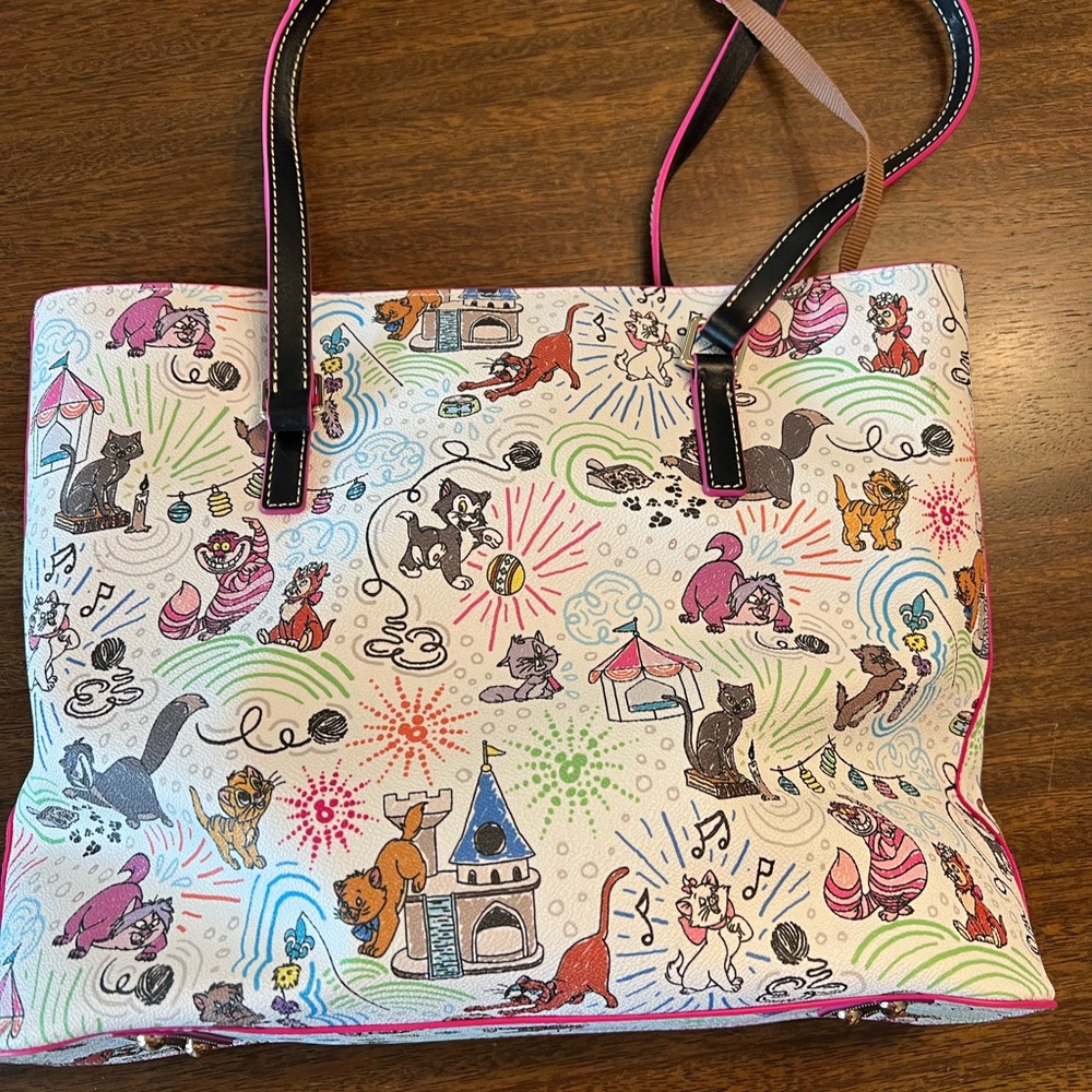 Dooney & Bourke Disney Cats Cartoon Print Tote - Picture 2 of 7
